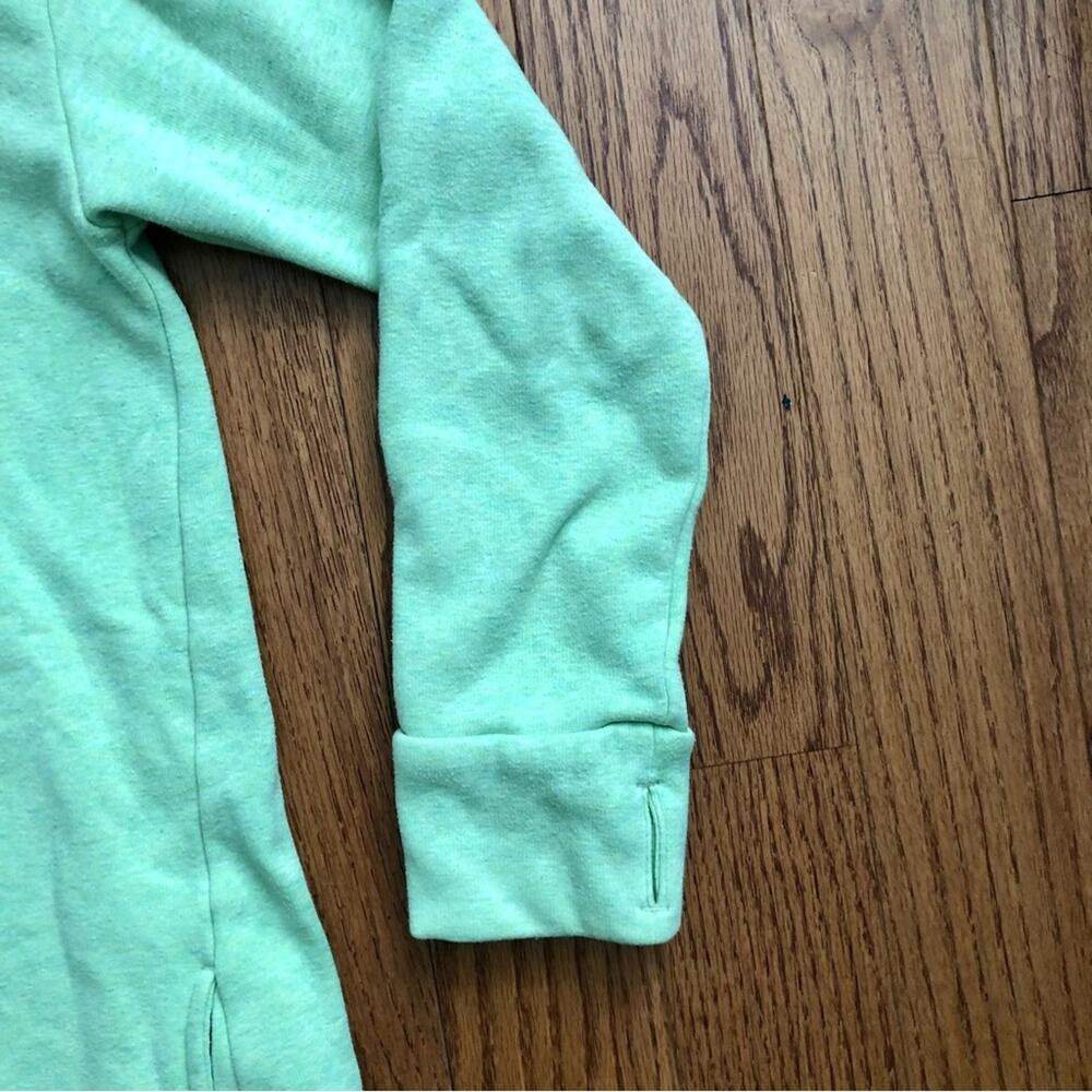 Zella Hooded Sweatshirt Pockets Mint Green Tunic Dress Girl’s Size XL (14-16) - Picture 4 of 6